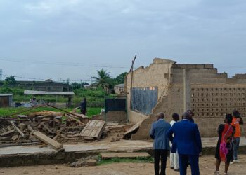 Soubré/Un bâtiment scolaire s’écroule lors d’une tornade, 9 enfants blessés