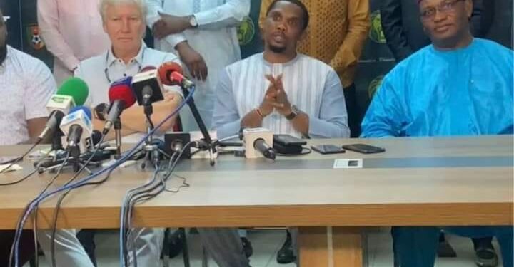Samuel Eto’o Fils rétablit Marc Brys dans ses fonctions