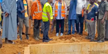 Anyama : Le Maire Fatima Bamba visite les chantiers de la commune.