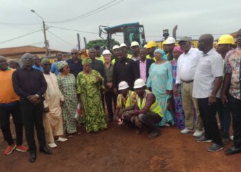 Daloa/ Bitumage de 20 km de Voiries Le Maire Gbeuly Stéphane lance les travaux