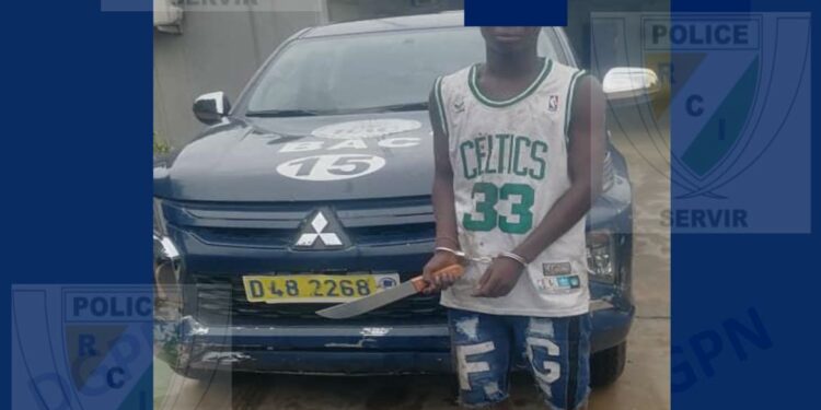 Interpellation d’un individu armé d’une arme blanche au niveau de l’échangeur d’Agban.