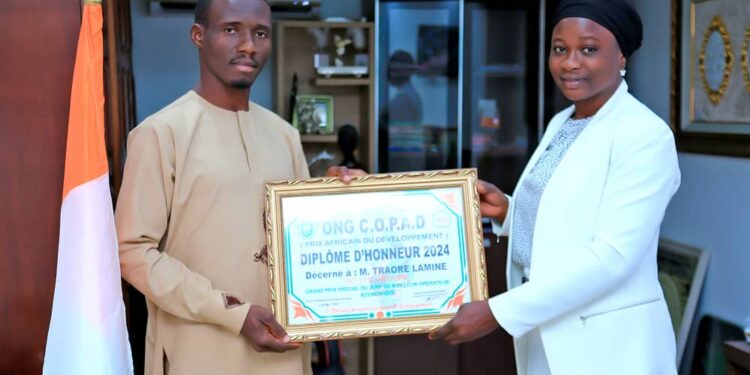 Contribution au développement : Lamine Traoré reçoit 2 distinctions
