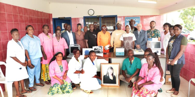 Songon M’Brathé – Actions sociales Missione Futuro ODV fait des dons au Centre de santé urbain Missione Futuro