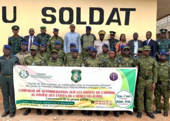 Korhogo : 250 militaires du 4e Bataillon d&rsquo;Infanterie sensibilisés sur les droits de conflits armés