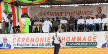 Bouaké: Le monde universitaire rend hommage au président Alassane Ouattara