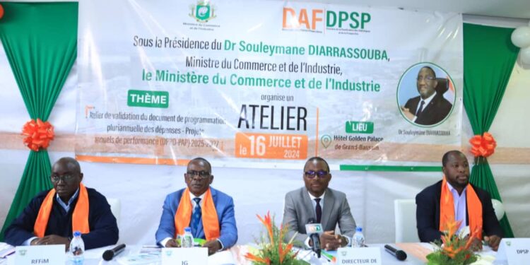 Ministère du Commerce et de l’Industrie: Le DPPD-PAP 2025-2027 validé à Grand-Bassam