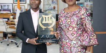 Côte d&rsquo;Ivoire : Le Super Ebony 2023 reçu par la ministre Nialé Kaba
