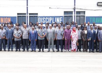 De passage à l&rsquo;école de gendarmerie/Kuibiert (CEI) « les populations nous ont montré qu’elles avaient soif de comprendre »