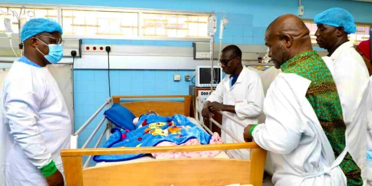 « Massa » calciné à Adzopé et du dépôt de gaz qui a explosé à Koumassi: Pierre Dimba au chevet des blessés