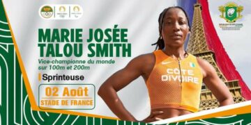 JO de Paris/Athlétisme 100 m: Marie Josée Talou blessée en finale