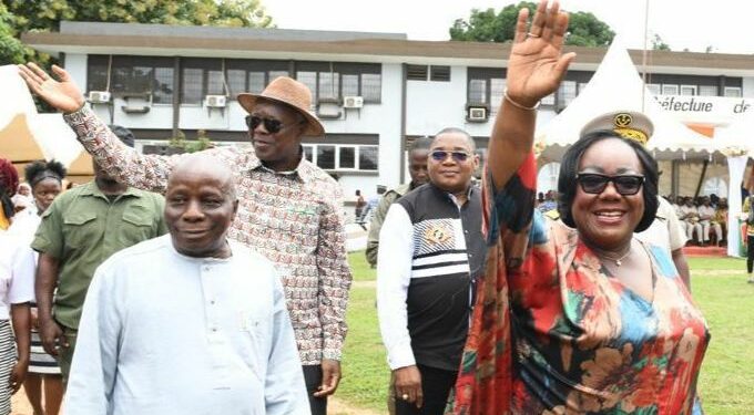 Anne Ouloto depuis Man:   « Le président Alassane Ouattara nous a offert ce qu’il y a de plus précieux »