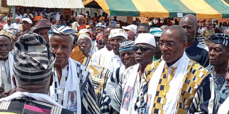 Biankouma/Investiture du chef de canton Gan: Claude Sahi appelle les élus et cadres à l’union autour du Président Ouattara