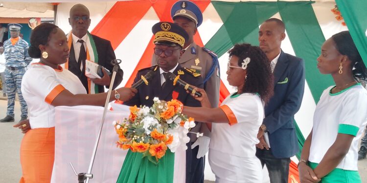 An 64 de la Côte d’Ivoire: le préfet de Tiebissou Gouassiro invite au civisme