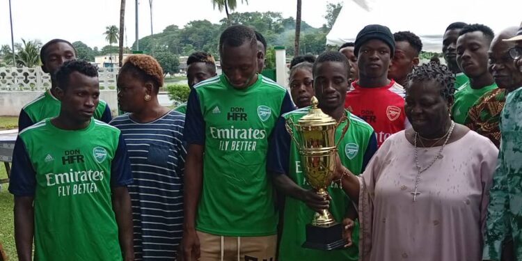 Yamoussoukro/Tournoi de la cohésion et de la paix: Dr Houphouët Fêtê Rebecca (Vice-gouverneur) exhorte les jeunes à se détourner de la violence