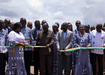 Le Vice-Président de la République a inauguré le pont Alassane Ouattara de Guiglo sur la rivière N’Zo
