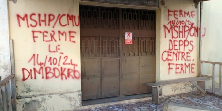 Contrôle des établissements sanitaires privés : Deux cliniques félicitées et une fermée à Dimbokro