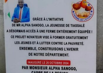 Tiassalé : Alpha Sanogo offre eau, électricité et ferme aux populations d&rsquo;Eticoon à Niankan
