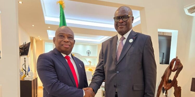 Gabon: KKB présente les copies figurées de ses lettres de créance au MAE