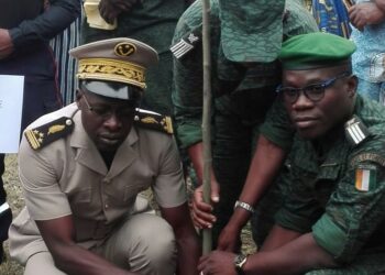 Bouaflé : La Journée de la paix célébrée par une double cérémonie de planting d’arbres  