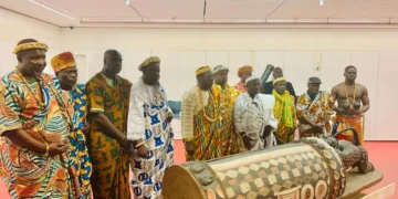 Coopération culturelle : le tambour parleur  Ebrié bientôt de retour en Côte d&rsquo;Ivoire