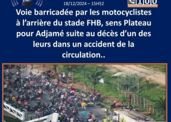 Abidjan-Plateau : Un livreur à moto perd la vie dans un accident