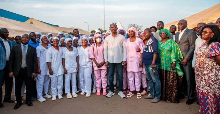 Daloa: Remise de matériels et équipements aux hôpitaux de la région