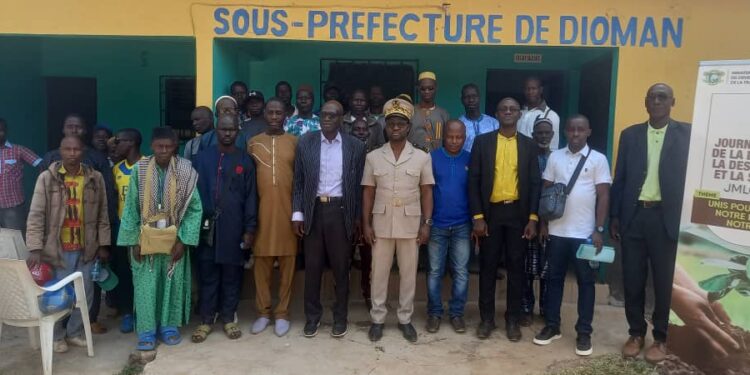 Bafing/ Protection de l’environnement : Les populations de Dioman sensibilisées sur les feux de brousse