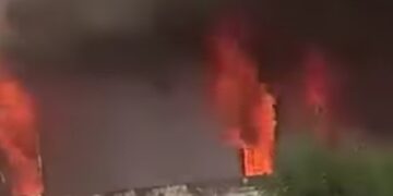 Bettié : La gendarmerie incendiée par des jeunes mécontents