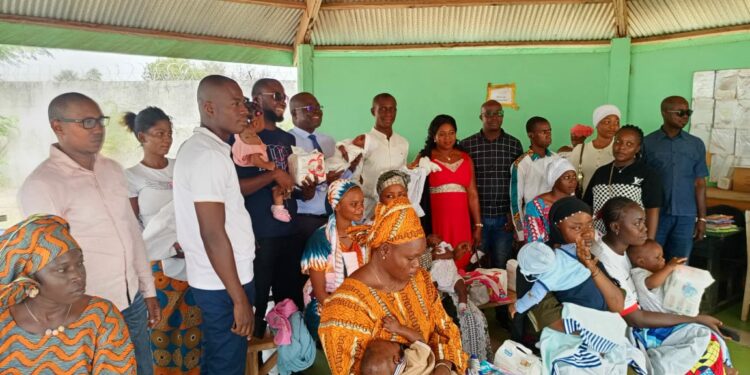 Yamoussoukro/ Soutien aux nourrices: L’UJ-RHDP fait des dons