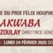 Côte d’Ivoire : report de la cérémonie de remise du prix FHB-UNESCO pour la recherche de la paix.