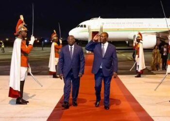Le Président Alassane Ouattara, a regagné Abidjan, ce lundi