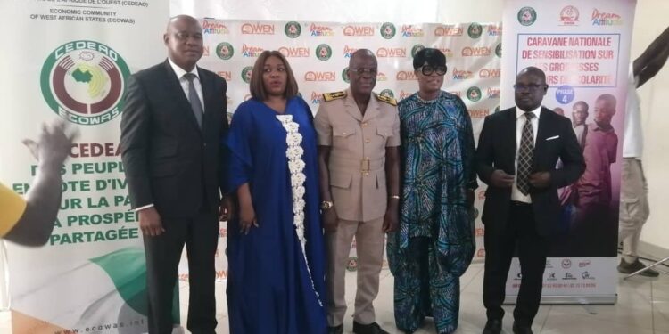 Soubré : La CEDEAO et Overcome Women ensemble contre les grossesses en milieu scolaire