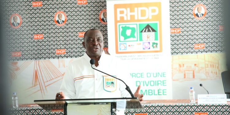 Présidentielle 2025: Le RHDP en tournée dans les 31 régions et 13 communes d’Abidjan du 3 au 21 avril