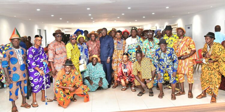 Lakota : Dr Amedé Kouakou invite la chefferie à poursuivre son engagement en faveur de la paix