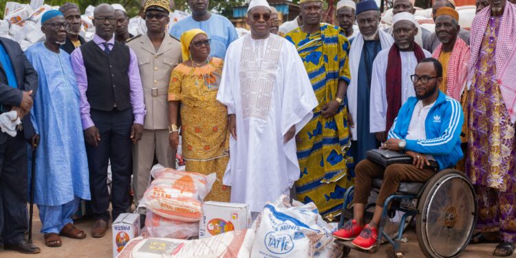 Ramadan- Carême/Indenié-Djuablin: Siandou offre 100 T de vivres et dévoile les grands projets à Agnibilekrou