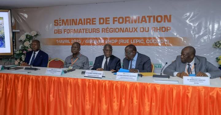Côte d’Ivoire/Présidentielle 2025 : Le Rhdp forme ses formateurs régionaux