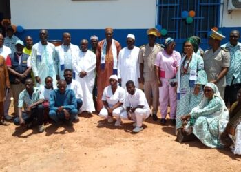 Djirila : René Bourgoin (HACA), aux côtés des siens pour l’inauguration d’un centre de santé