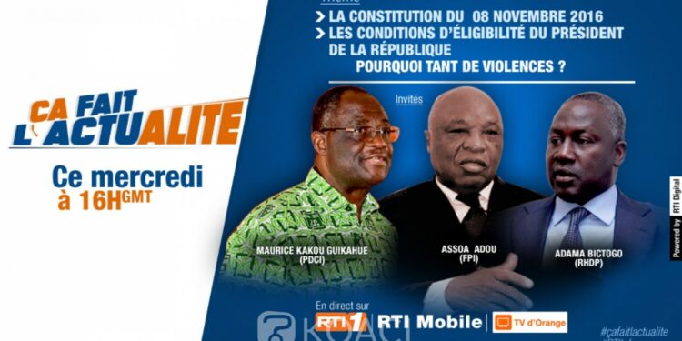Côte d’Ivoire : Recentrons le débat politique pour construire un débat digne, apaisé et orienté vers l’avenir.