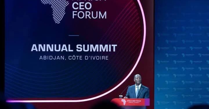 Africa CEO Forum 2025 : Le président Ouattara appelle à un renforcement du partenariat public-privé