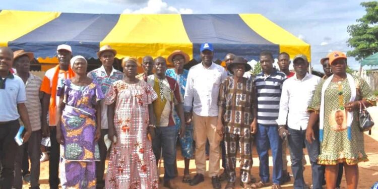Présidentielle 2025/Morokro: Alpha Sanogo prêche la paix dans 16 villages et 5 campements