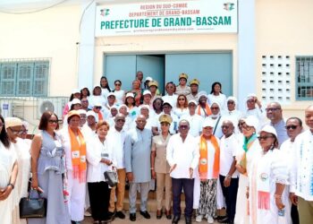 Grand Bassam : Activités du Caucus des femmes pour la paix/Aka Aouele :  »Dans le Sud Comoe vous ouvrez une porte ouverte »