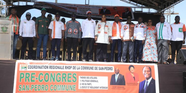 San Pedro/ Moussa Sanogo lors du Meeting de clôture du précongrès du RHDP : « Alassane Ouattara est un Président chic »