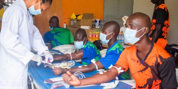 Bimbresso: Les stagiaires volontaires du service civique se mobilisent pour le don de sang 