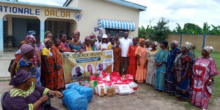 Daloa/Actions sociales: La Jeune Chambre Internationale ‘’gâtent’’ 50 veuves