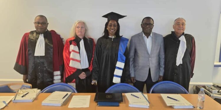 Administration des Affaires: La Vénérable Chantal Fanny décroche son doctorat