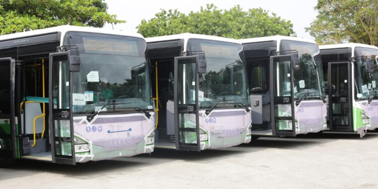 Côte d’Ivoire : La SOTRA réceptionne 200 nouveaux autobus