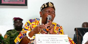 Soubré : Sa Majesté Amon Tanoé Paul Désiré appelle à des élections apaisées