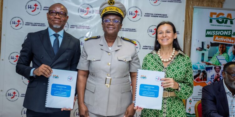 Yakro/Prise en charge des accidentés de la route: Le FGA et l’Hôpital St Joseph Moscati  signent un partenariat 
