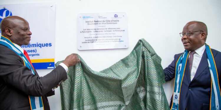 Côte d’Ivoire : Inauguration du Département des Virus Épidémiques de l’Institut Pasteur