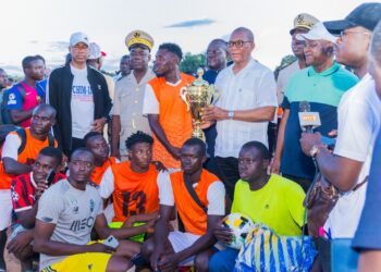 Tournoi « Children of Africa » de Kouto : Dr Coulibaly Yamoussa aux côtés du ministre Bruno Koné pour magnifier la cohésion